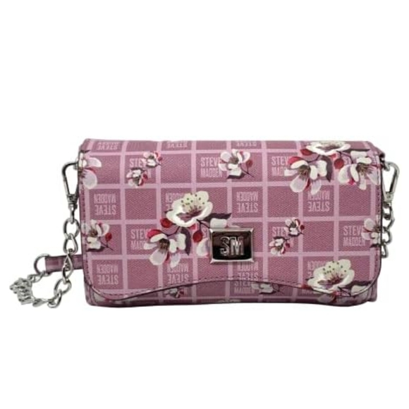 Steve Madden Handbags - Steve Madden Pink Floral Women's Bag